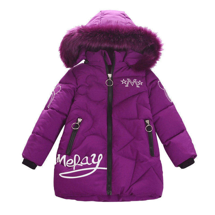 Girl Thickened Korean Style Cotton-padded Jacket