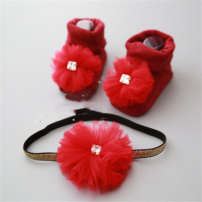 Children's short socks headband accessories