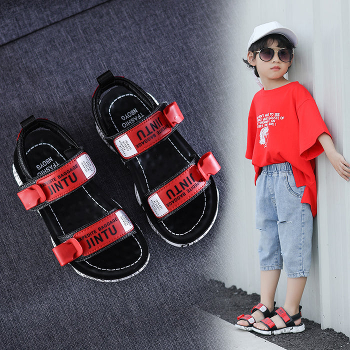 Boys Sandals New Men's Big Kids Korean Version