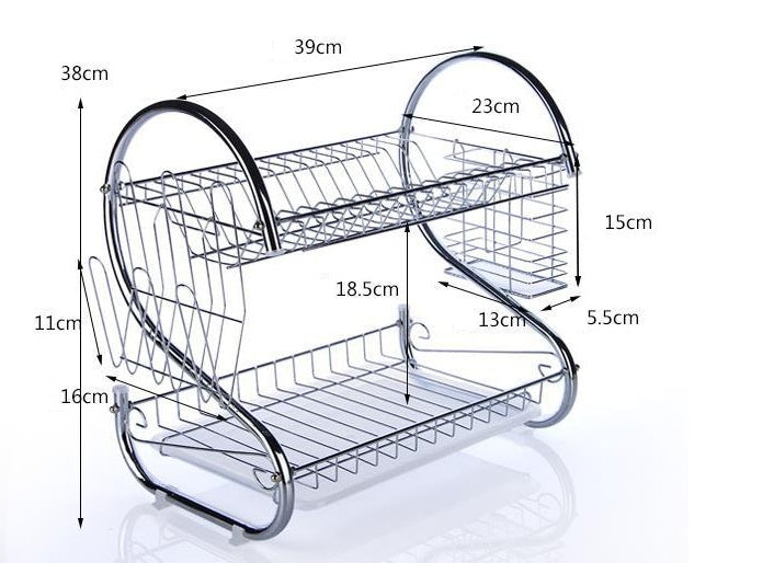 Stainless steel kitchen storage rack