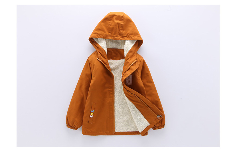 Children's jacket winter 2021 new plus velvet Korean version of the big children's tide loaded children's windbreaker boy casual children's clothing men