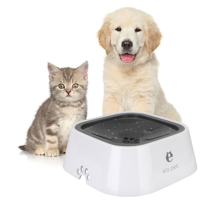 1.5L Cat Dog Water Bowl Carried Floating Bowl Anti - Overflow Slow Water Feeder Dispenser Pet Fountain ABS&PP Dog Supplies - Muska storeMuska storemuskastore