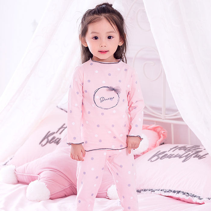 Children's Autumn Clothes Long Pants Suit Pure Cotton