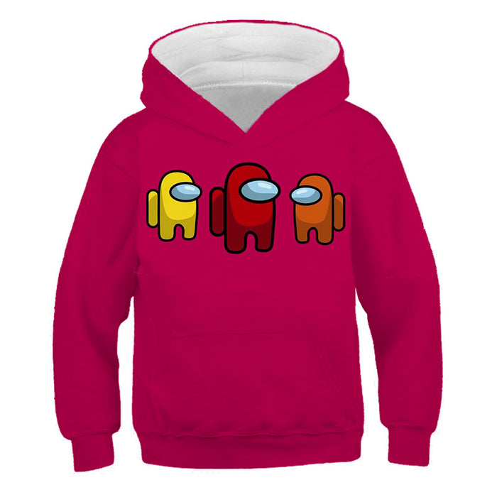 Foreign trade new game 3D digital printing leisure fashion boys and Girls Hooded Sweater