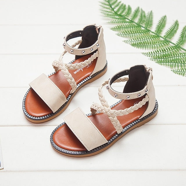 Kinderschuhe Ledersandalen für Babys, Mädchen, Kleinkinder