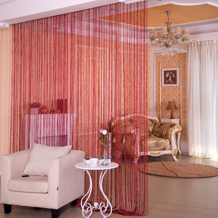 Door Curtain Dilver Thread Curtain Partition Curtain Hanging Curtain Window Screen