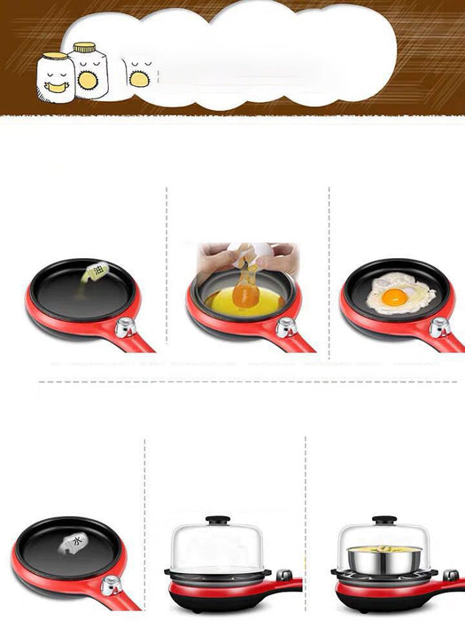 Household Breakfast Machine Stainless Steel Egg Steamer Egg Cooker Omelette Device Small Appliances Gift Gifts