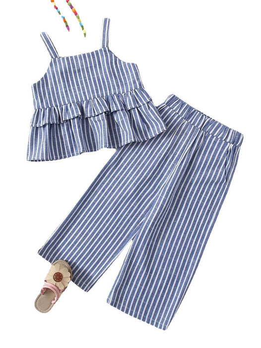 Girls Striped Suit