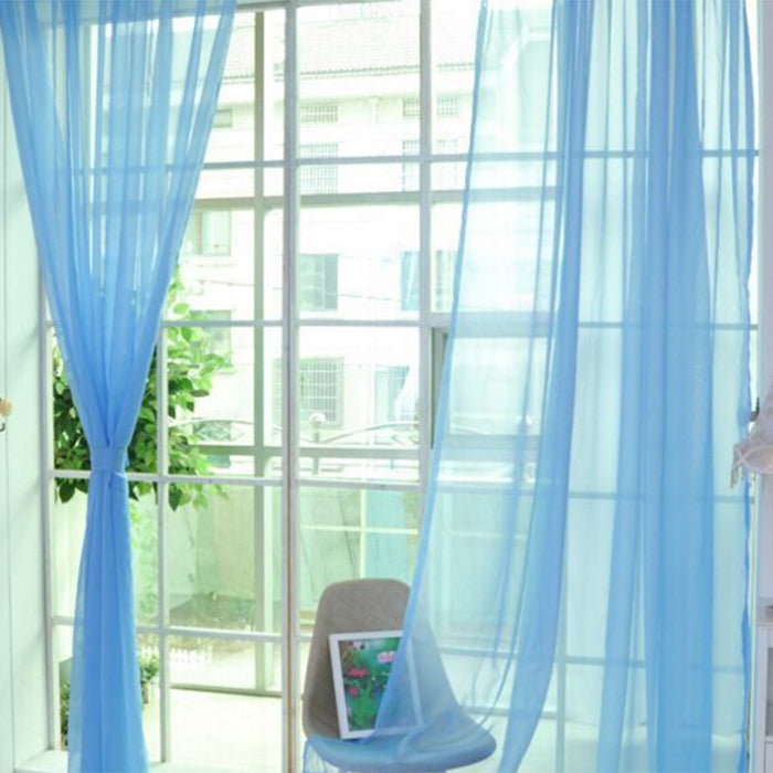 Curtains Solid Tulle Modern Curtains For Living Room Transparent Tulle Curtains Window Sheer For The Bedroom