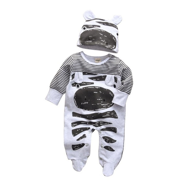 Newborn Infant Baby Boys Romper Clothes Cotton