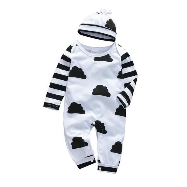 Newborn Infant Baby Boys Romper Clothes Cotton