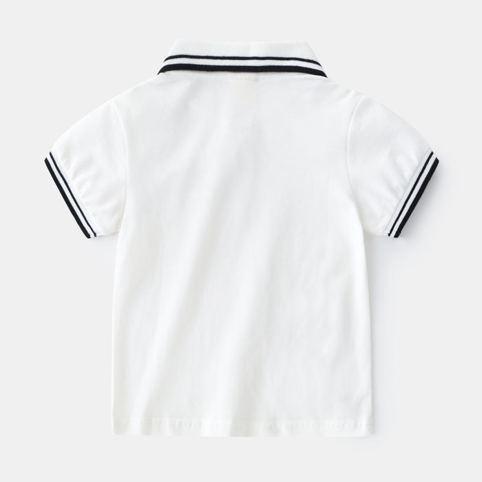 Boys' T-Shirt Summer Polo Shirt