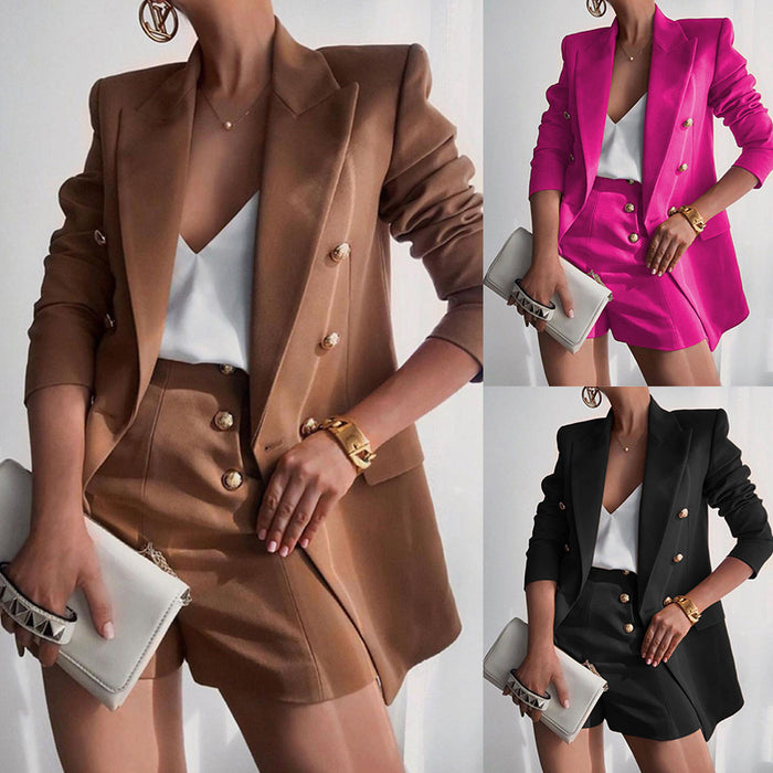 Women's Fashion Shorts Suit Two-piece Suit