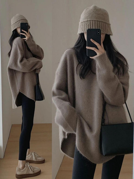 Autumn And Winter Gentle High-grade Versatile Soft Glutinous Knitted Bottoming Shirt