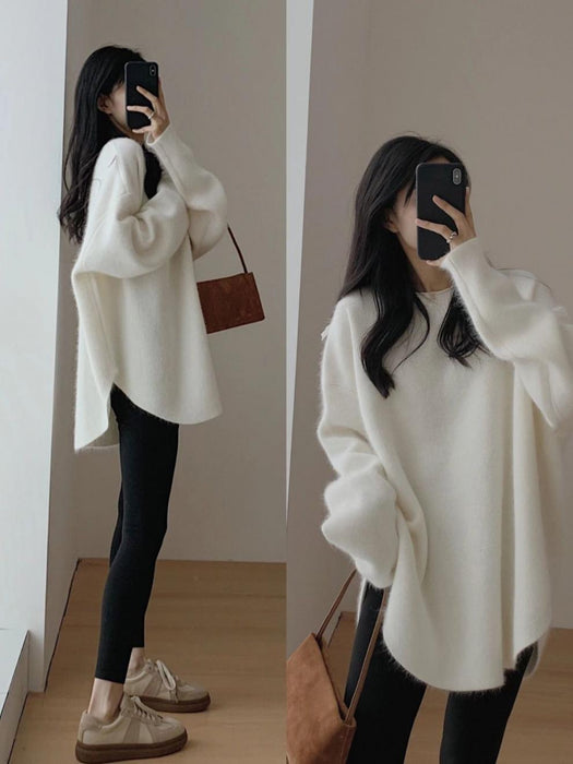 Autumn And Winter Gentle High-grade Versatile Soft Glutinous Knitted Bottoming Shirt