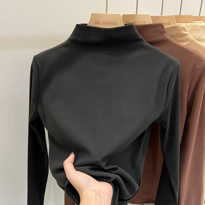 Half Turtleneck Double Sided Bottoming Shirt