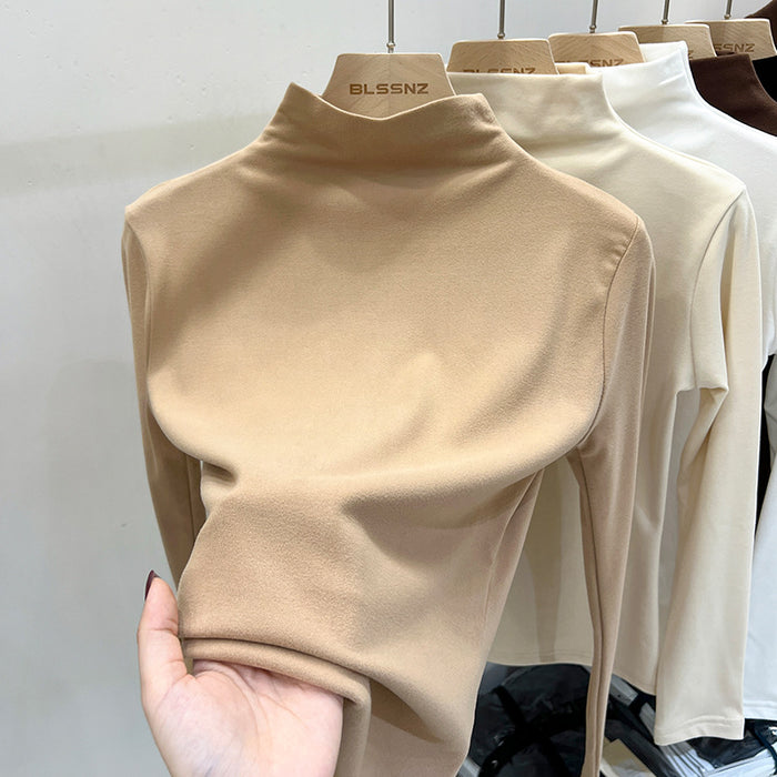 Half Turtleneck Double Sided Bottoming Shirt