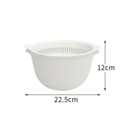 Double sink dish drain basket kitchen panning wash fruit basket