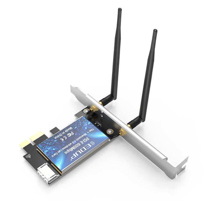 Dual-band PCI-E wireless network card