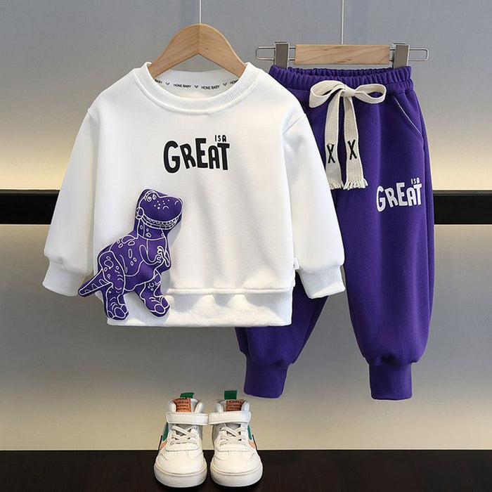 Boys' Sweater Set Cool And Handsome Two Piece