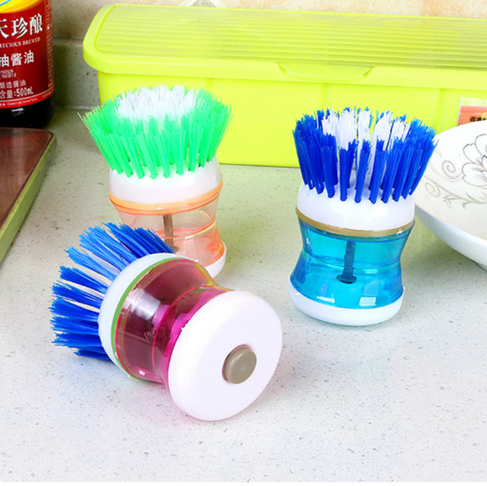 Soap Dispensing Palm Brush