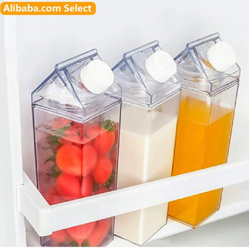 1L 500ml Bpa free see through milk carton shaped caja de carton - Muska storeMuska storemuskastore