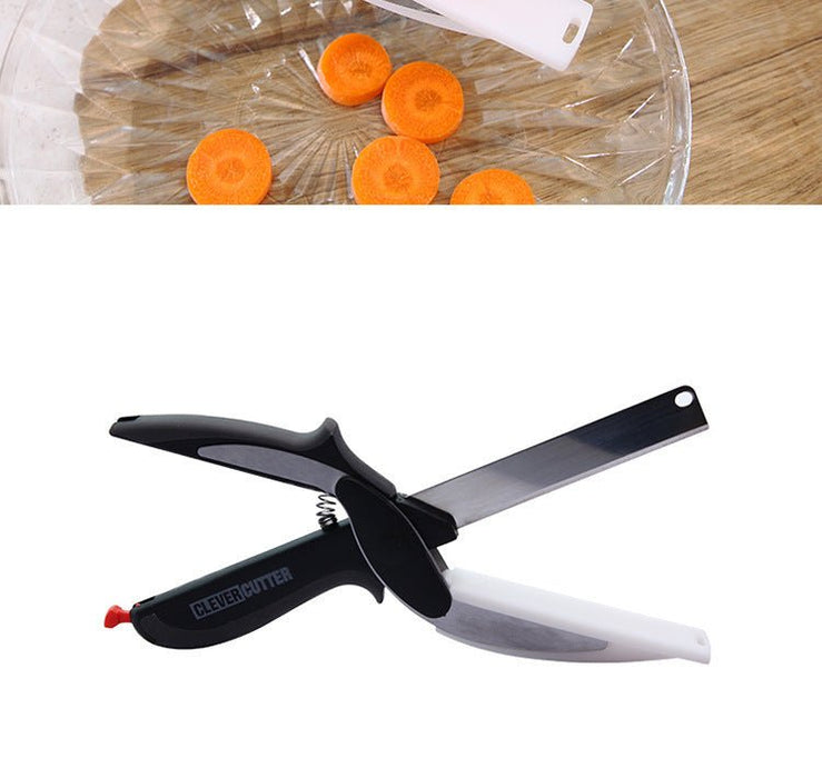 2 - in - 1 Kitchen Tool Multifunctional Vegetable Scissors - Muska storeMuska storemuskastore