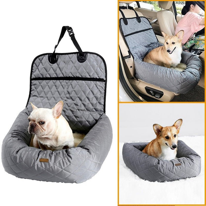 2 In 1 Pet Dog Carrier Folding Car Seat Pad Thickened Multi - purpose Pet Bed Dog Car Mattress Pets Supplies - Muska storeMuska storemuskastore