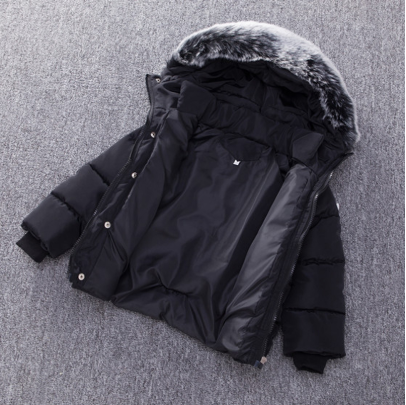 Children's thick cotton jacket