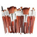 22 Piece Cosmetic Makeup Brush Set - Muska storeMuska storemuskastore