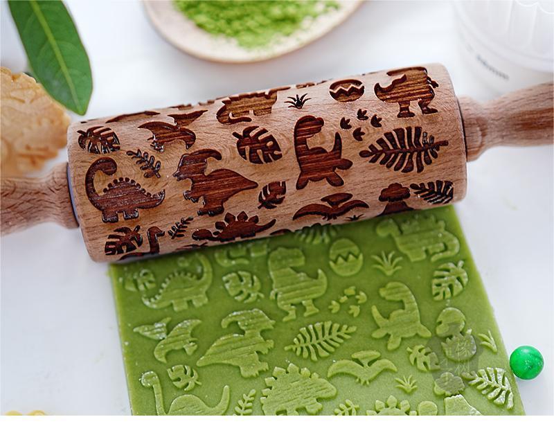 Jasmine Kitchen Household Biscuit Stereo Rolling Pin