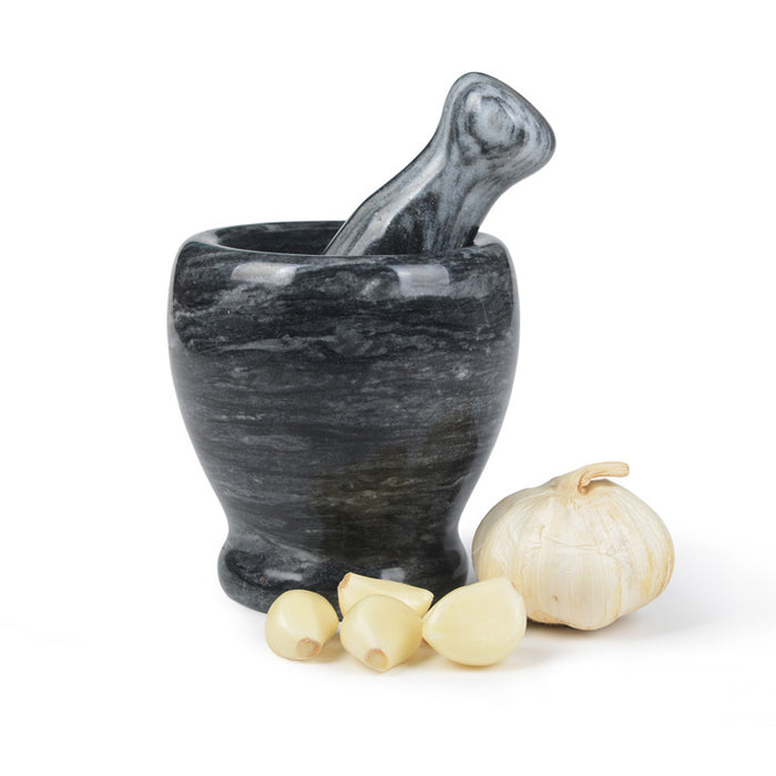 Marble of garlic mortar household garlic clay ware