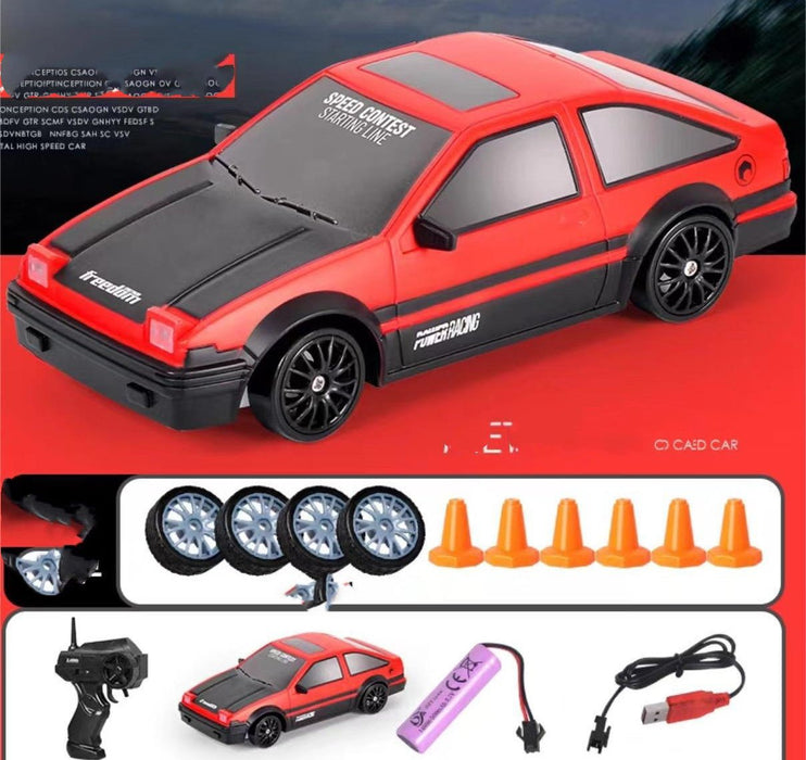 2.4G Drift Rc Car 4WD RC Drift Car Toy Remote Control GTR Model AE86 Vehicle Car RC Racing Car Toy For Children Christmas Gifts - Muska storeMuska storemuskastore