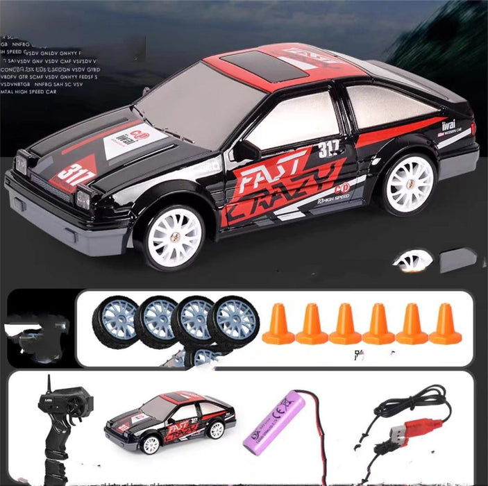 2.4G Drift Rc Car 4WD RC Drift Car Toy Remote Control GTR Model AE86 Vehicle Car RC Racing Car Toy For Children Christmas Gifts - Muska storeMuska storemuskastore