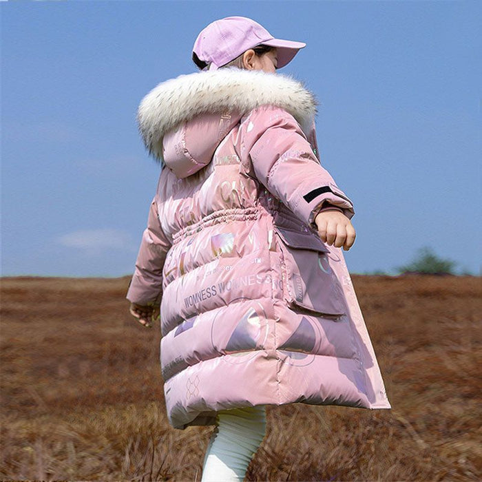 Children's Long Winter Down Padded Coat