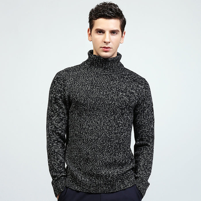 Autumn And Winter New Sweater Knit Sweater Men's Turtleneck Sweater Men