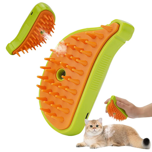 3 In 1 Pet Steam Brush Cat Dog Cleaning Steamy Spray Massage Beauty Comb Hair Removal Grooming Supplies Pets Accessories - Muska storeMuska storemuskastore