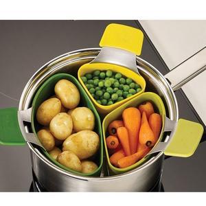 3 SET STAINLESS STEEL FOOD STEAMER - Muska storeMuska storemuskastore