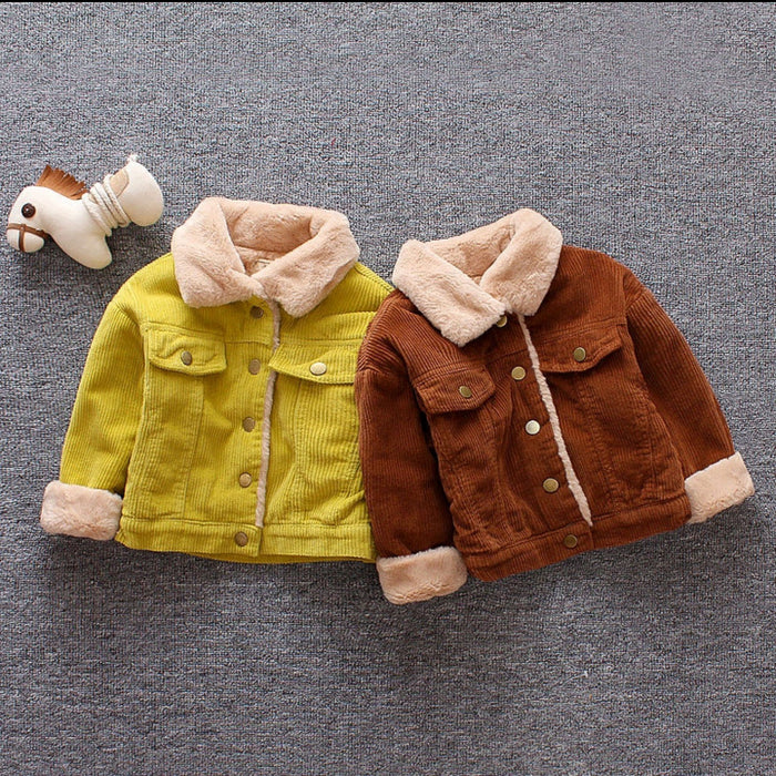 Children's cotton cartoon long-sleeved zipper jacket