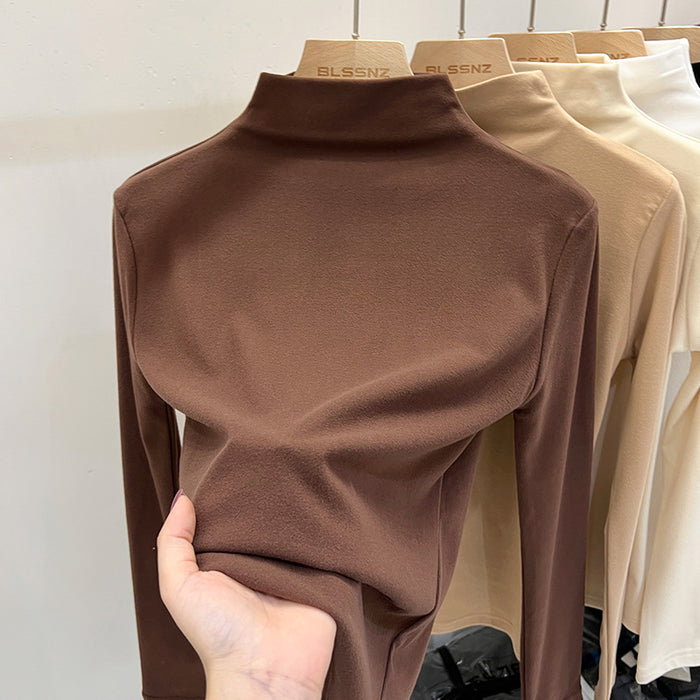 Half Turtleneck Double Sided Bottoming Shirt