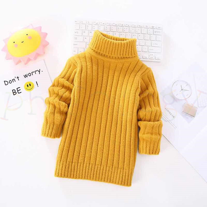 Spring And Autumn Baby Turtleneck Sweater