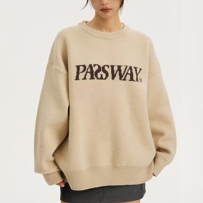 Japanese-style Retro Long Sleeve Loose And Lazy Style Casual Top