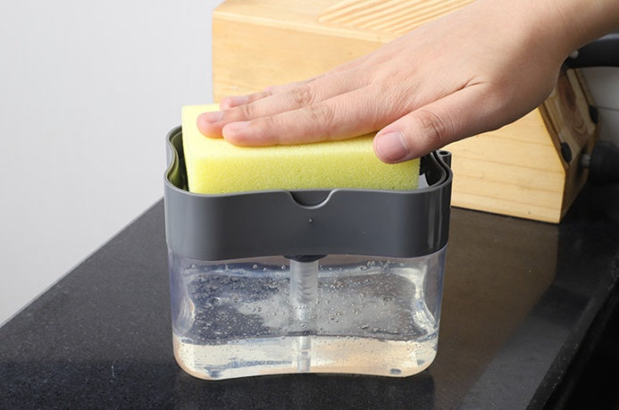 Sponge Caddy Non-toxic Odorless Dispenser Kitchen Rack Creative Bathroom Washing Soap Storage Box