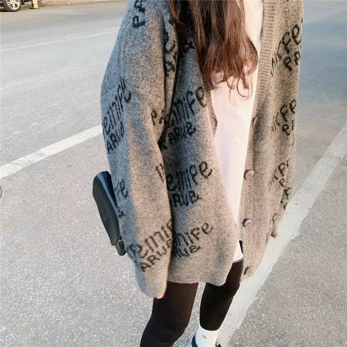 Fashion Sweater Coat Women's Loose