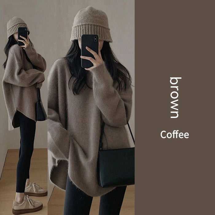 Autumn And Winter Gentle High-grade Versatile Soft Glutinous Knitted Bottoming Shirt