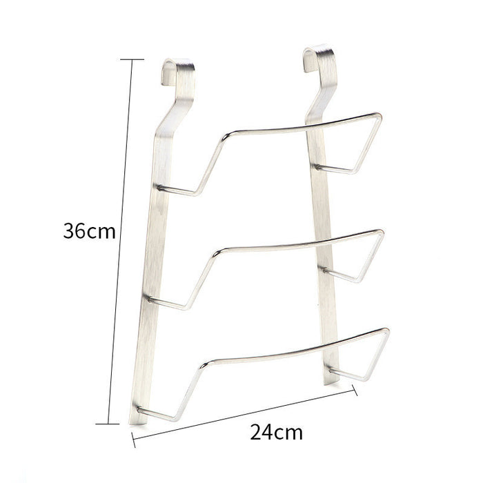 Stainless Steel Kitchen Organizer Multifunction Dish Drying Rack Wall Hanging Storage Holder Tableware Shelf Drainer 8 Types