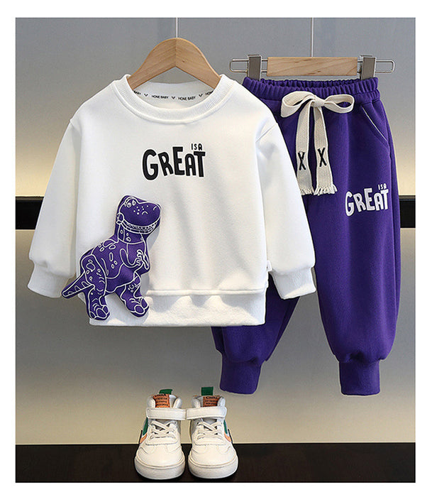 Boys' Sweater Set Cool And Handsome Two Piece