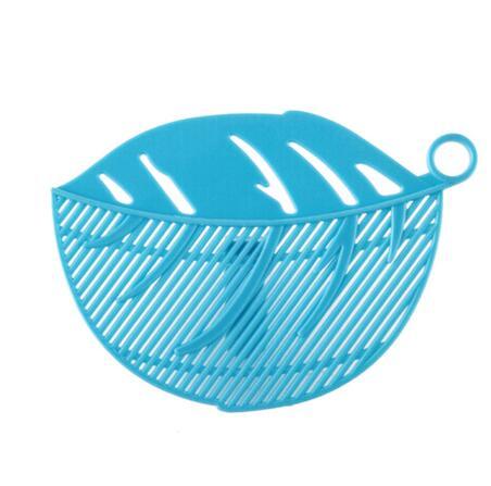 Multifunctional leaf shape Taomi drain board fruit and vegetable noodle plastic filter baffle