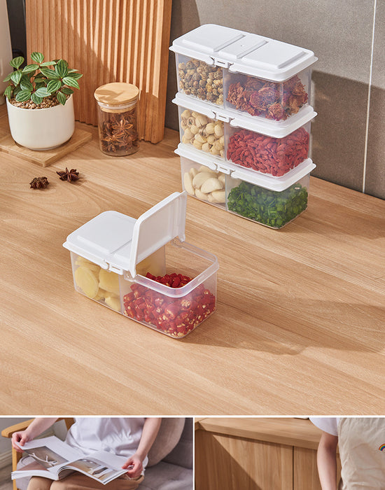 Refrigerator With Crispy Cereal And Transparent Storage Box