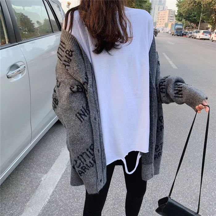 Fashion Sweater Coat Women's Loose